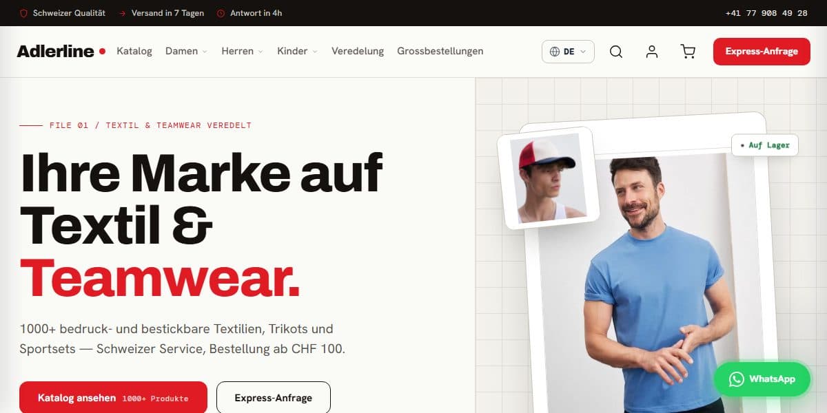 Adlerline web sitesi